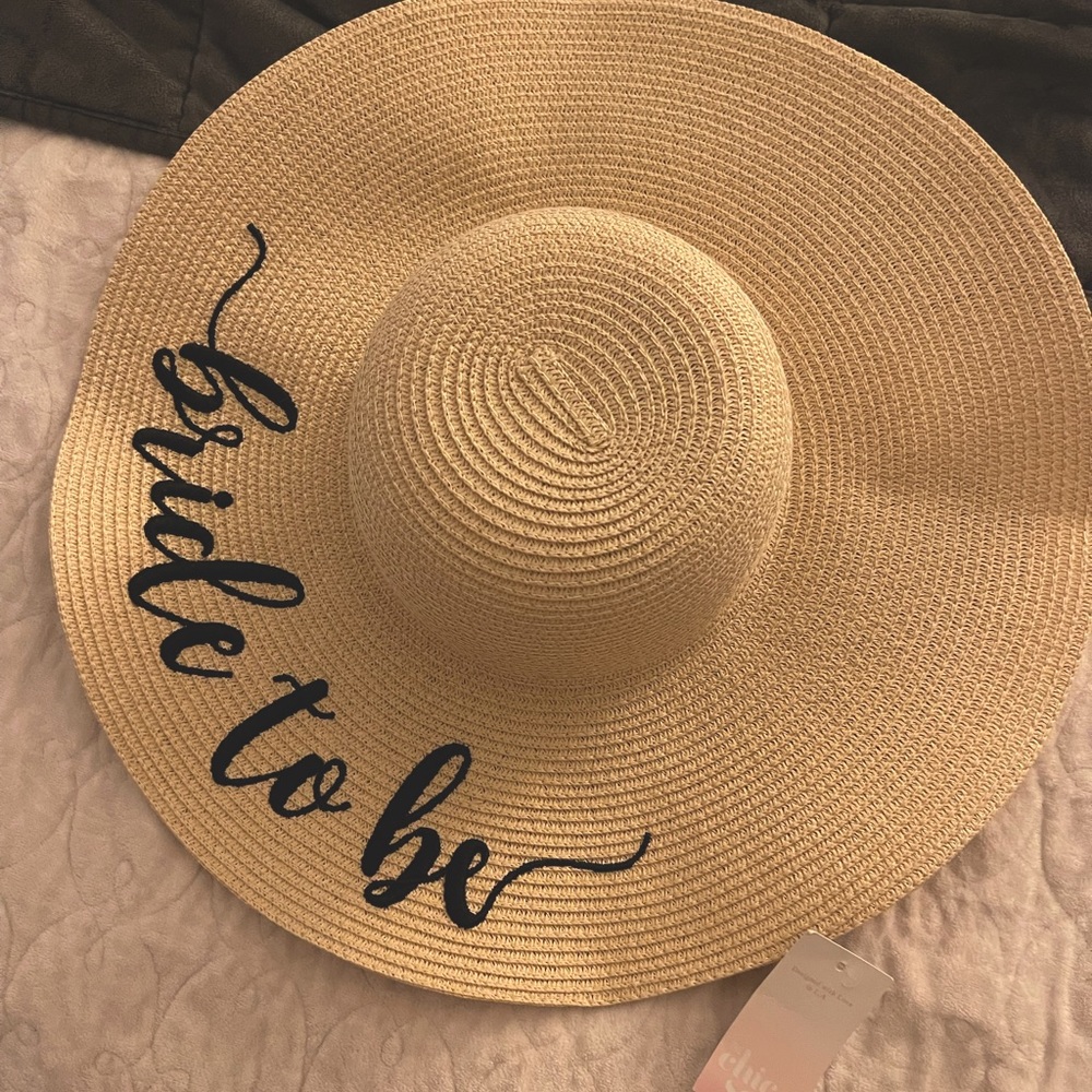 Bride to be sun hat!